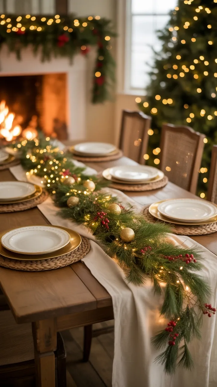 A Farmhouse Christmas Bathed in Golden Light