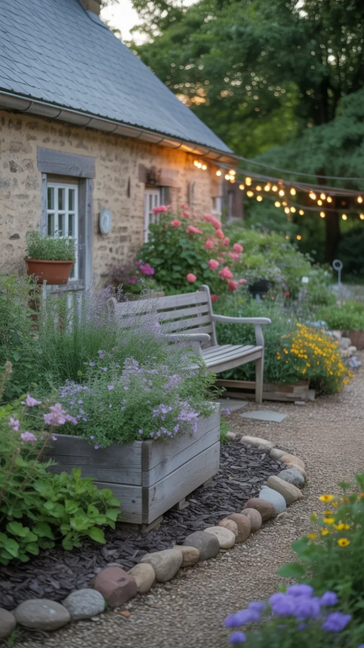 Golden Afternoon at the Stone Cottage Garden