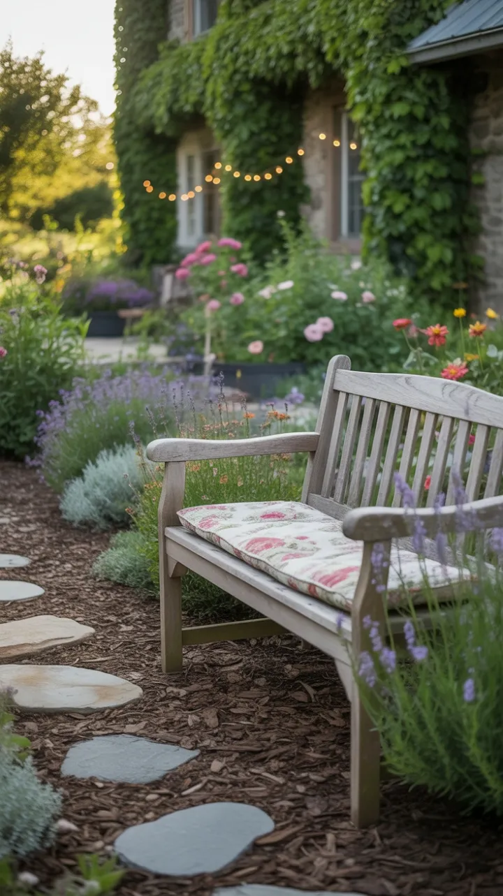Golden-Hour Farmhouse Garden Sanctuary