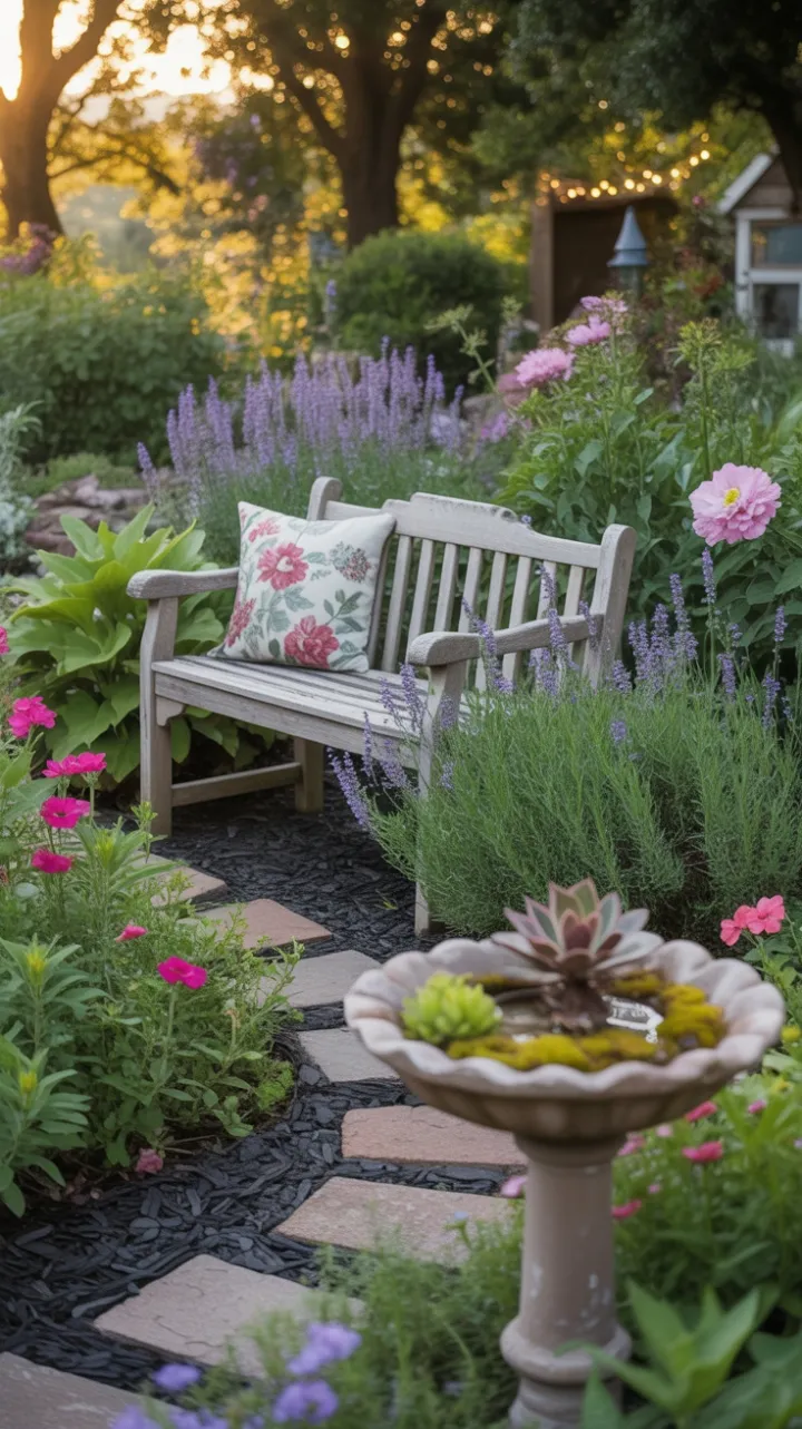 Golden Hour Cottage Garden Retreat