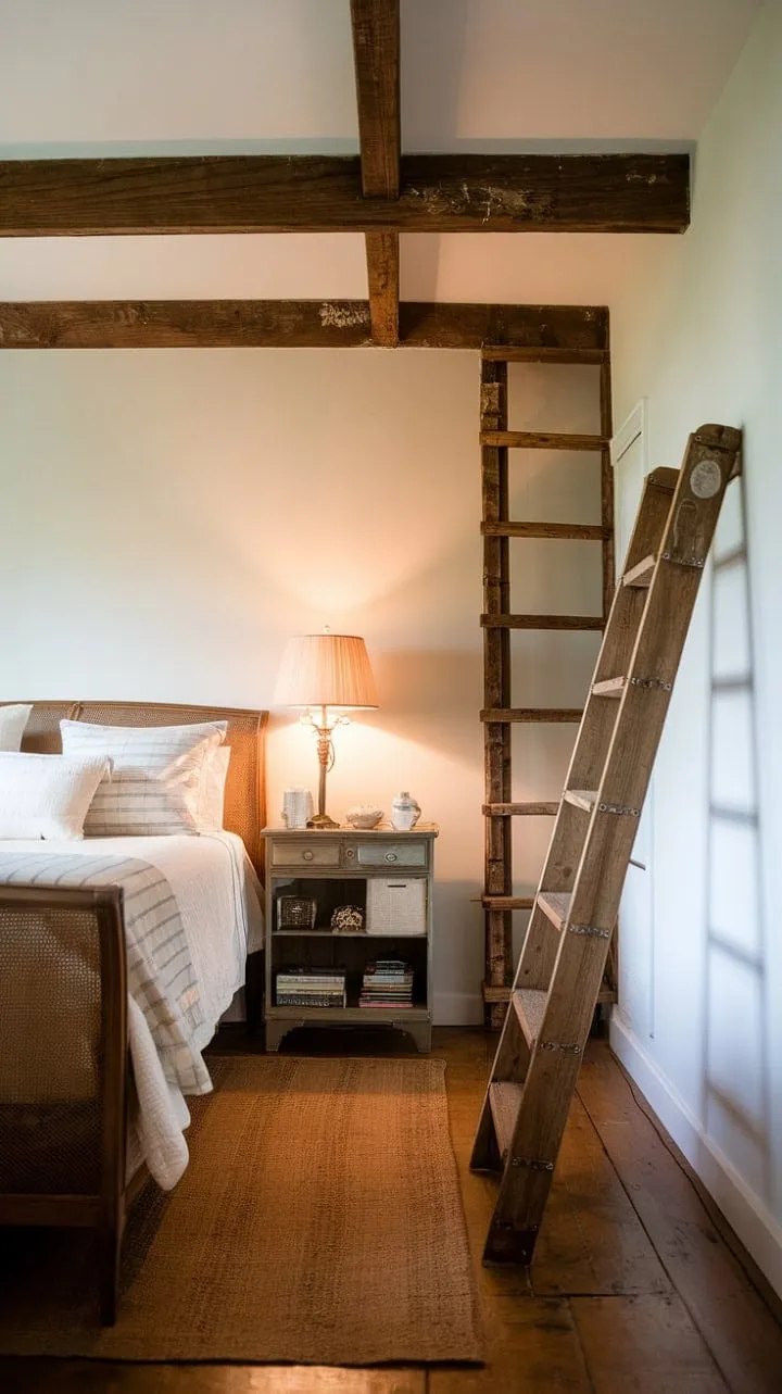 Nestled in a charming farmhouse, the queen-size bed and cozy ambiance invite you to unwind and dream sweetly after a day of {{A}} adventures.