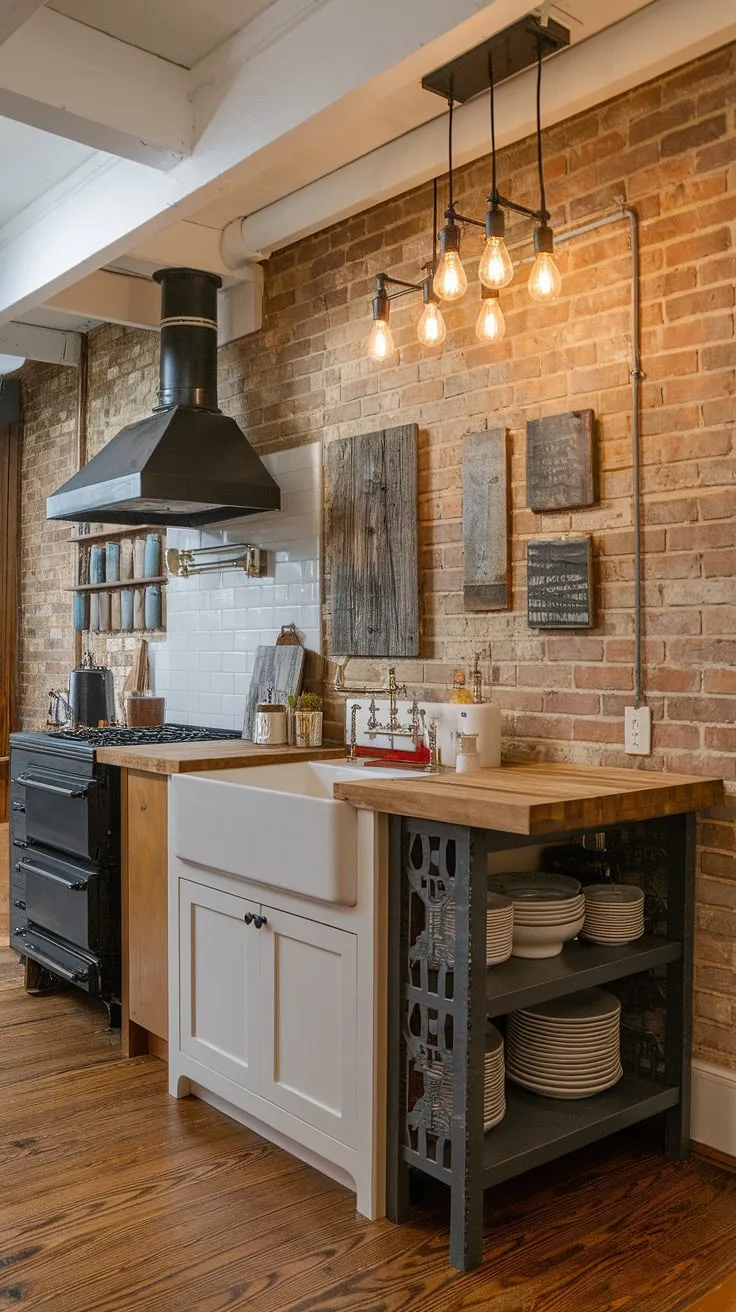 This farmhouse kitchen is a testament to thoughtful design.  The farmhouse lights and overall farmhouse kitchen lighting are stunning, offering a blend of modern and rustic charm.  For those seeking farmhouse kitchen lighting ideas, this space provides ample inspiration.  The industrial kitchen ideas are cleverly integrated, and the kitchen island lighting ideas are simply brilliant.