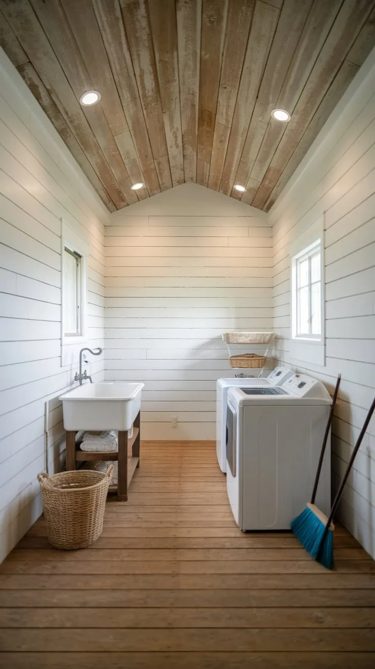 Farmhouse Elegance: Transforming Your Laundry Room