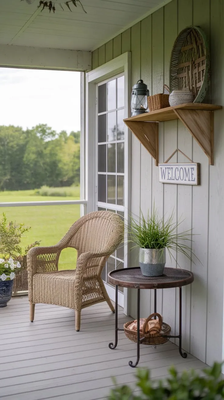 Charming Rustic Farmhouse Porch Decor Ideas