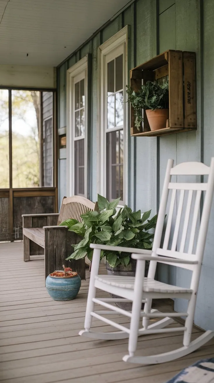 Cozy Farmhouse Porch Decor for a Rustic Retreat