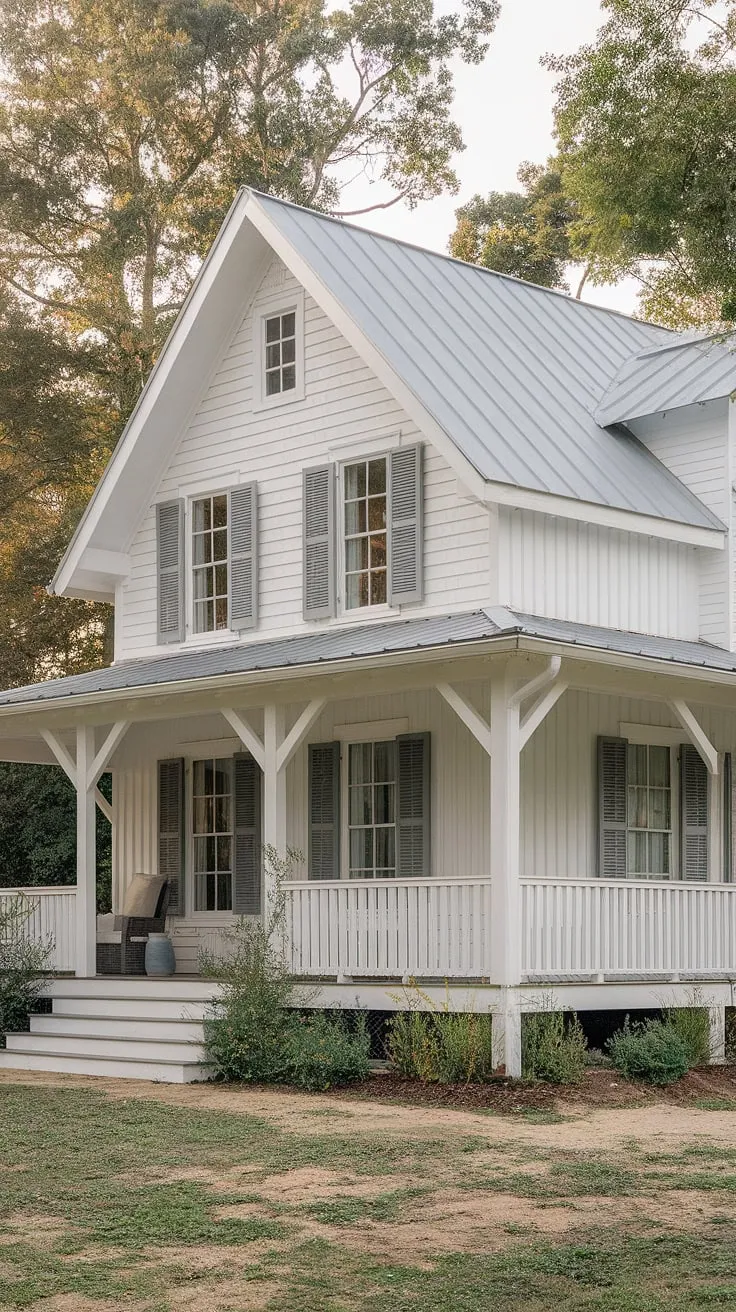 Modern farmhouse dreams meet timeless charm. This new build effortlessly blends rustic details with spacious, open living, all nestled on a picturesque acreage. A perfect blend of old and new, it's a testament to thoughtful design and a love for classic aesthetics. A sanctuary awaits.