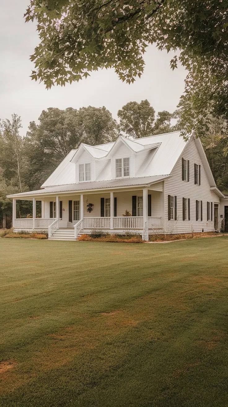 Modern farmhouse charm meets timeless country elegance. This new build boasts a vintage-inspired exterior, spacious wrap-around porch, and sits perfectly on its expansive acreage, offering the best of both worlds. A peaceful retreat, a stunning home, a dream realized.