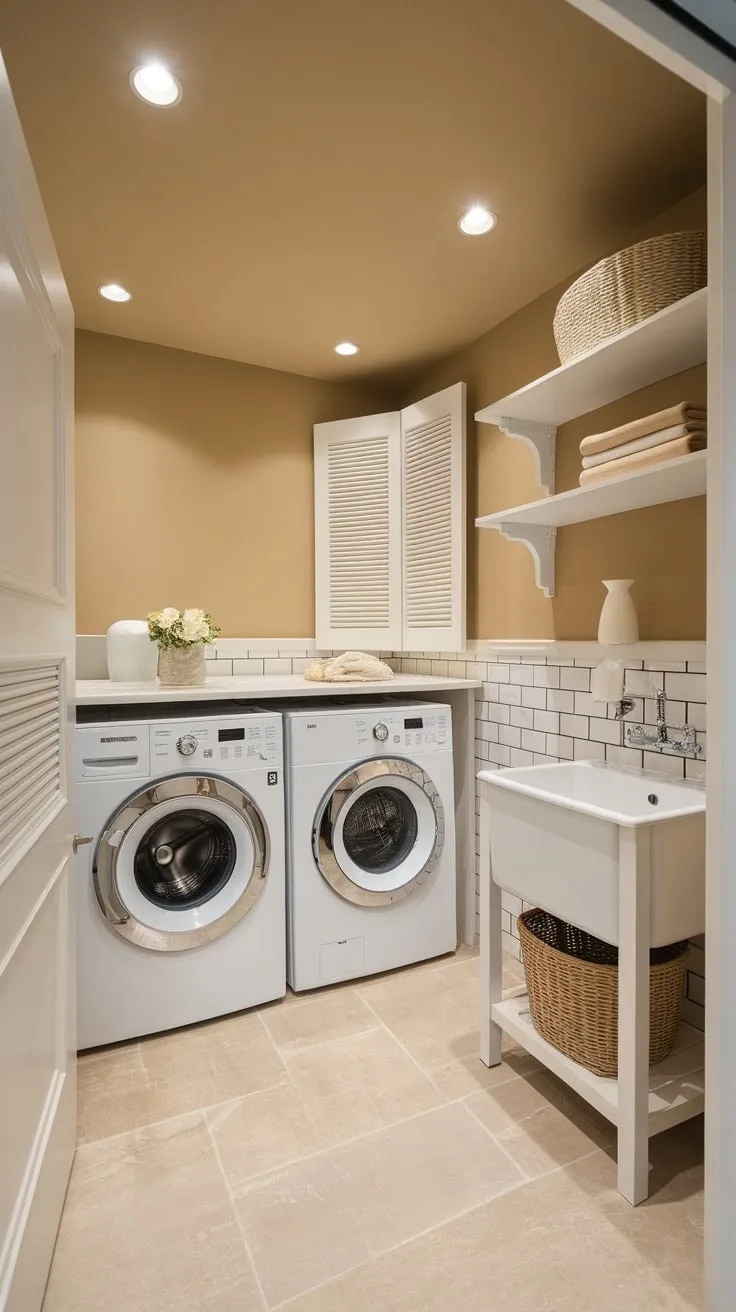 Charming Escape: Blending Laundry with Comfort