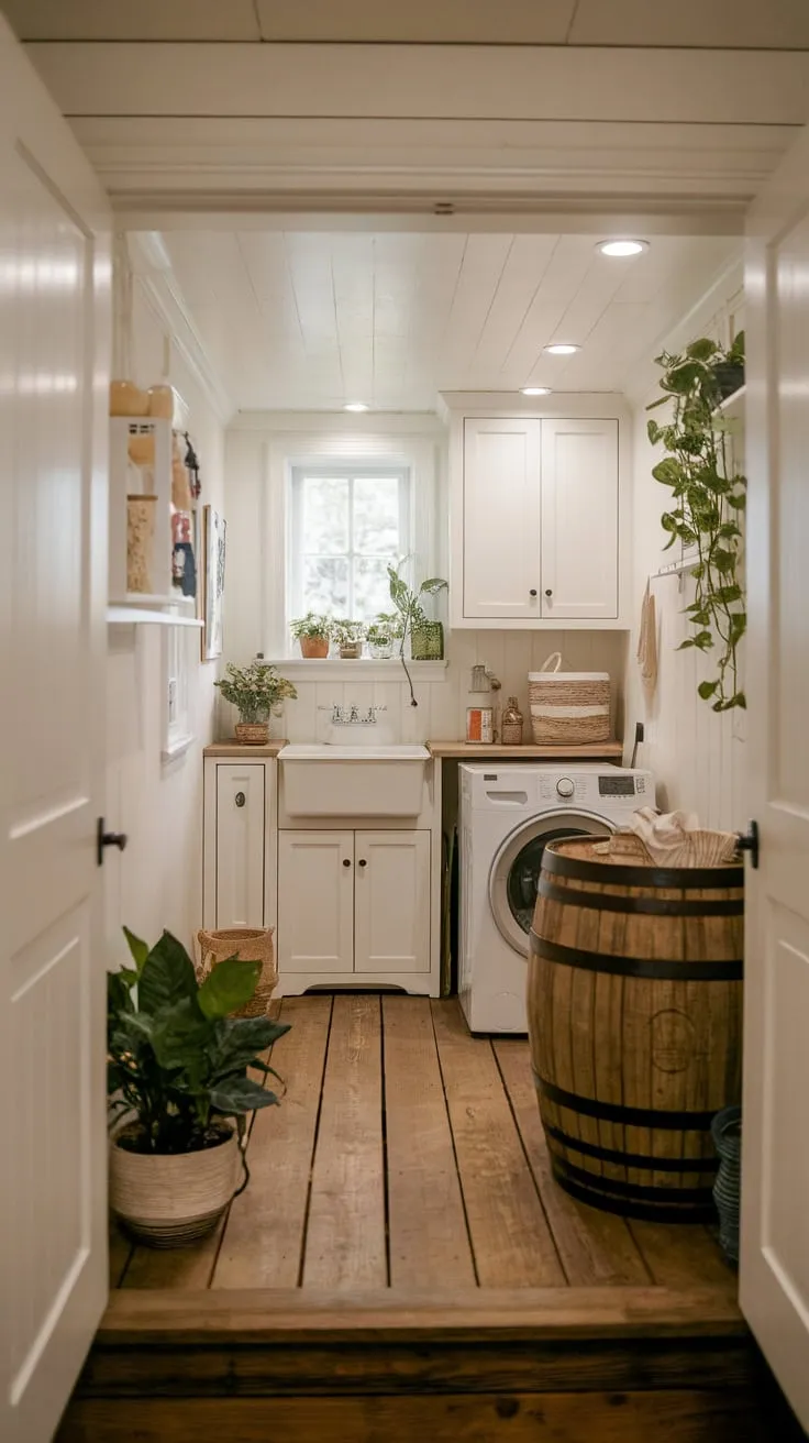Chores with Character: The Allure of a Farmhouse Laundry Room