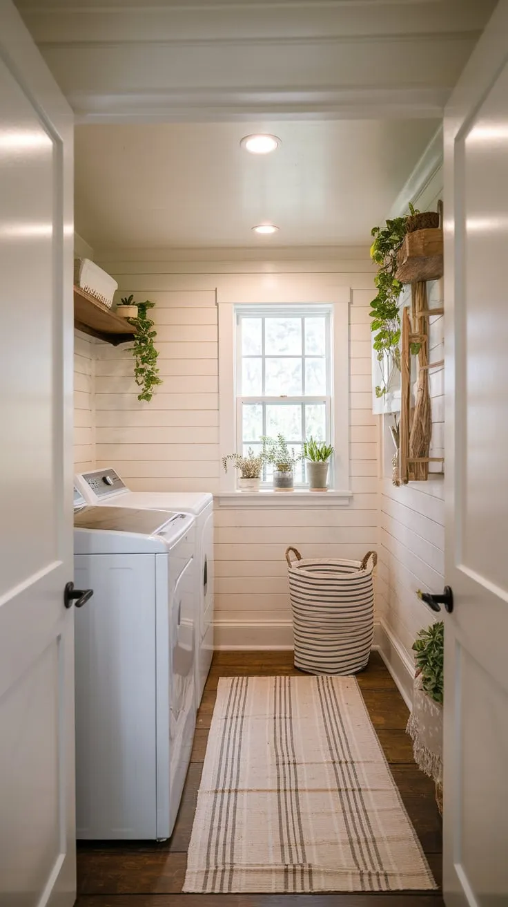 Charming Getaway: Turning Laundry into a Cozy Haven