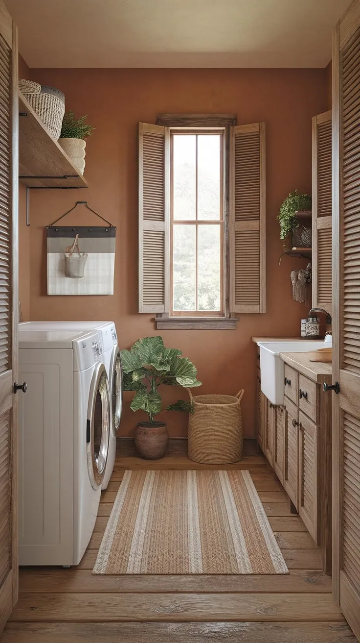 This garage mudroom entryway is the ultimate in garage organizing.  The designated drop zone, complete with shelf, shoe bin, and bench with baskets, keeps everything tidy.  This garage storage inspiration transforms a cluttered space into a functional and stylish garage entryway.
