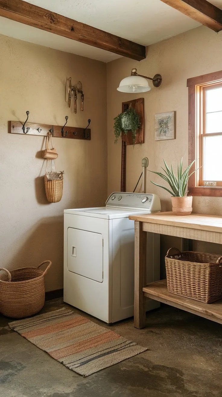 This garage entryway is a game-changer!  See how we cleverly converted unused garage space into a practical and inviting mudroom garage.  The garage drop zone features built-in storage, a convenient shoe rack, and plenty of room for coats.  Get inspired by this garage organizing and garage storage inspiration project – a true testament to maximizing space.