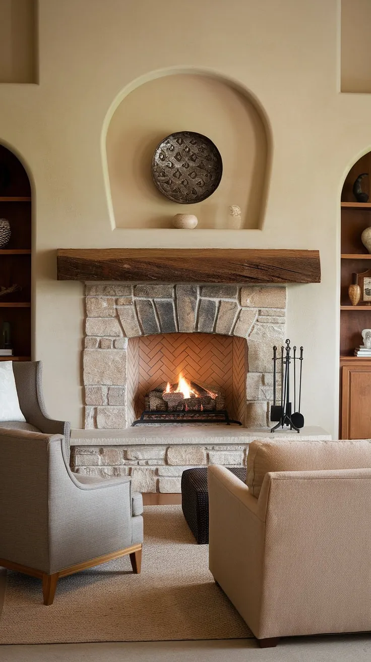 This half wall showcases the beauty of classic design.  The wainscoting panels, detailed wall trim molding, and subtle wall molding create a timeless appeal.  The contrast between the white wall paneling and the warm beige upper half is both striking and harmonious.  A perfect example of how wall trim can elevate a room.