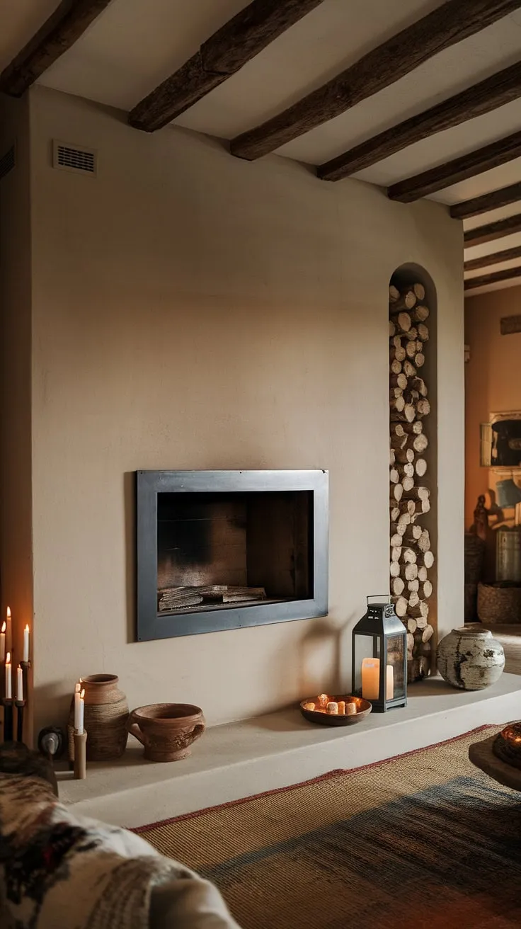 Warmth and style collide in this living room remodel.  The home fireplace, a striking example of fireplace built-ins, anchors the space perfectly.  This fireplaceless living room now boasts inviting living room decor, proving that even a fireplace makeover can elevate the entire atmosphere.  Explore these fireplace ideas for your own living room transformation.
