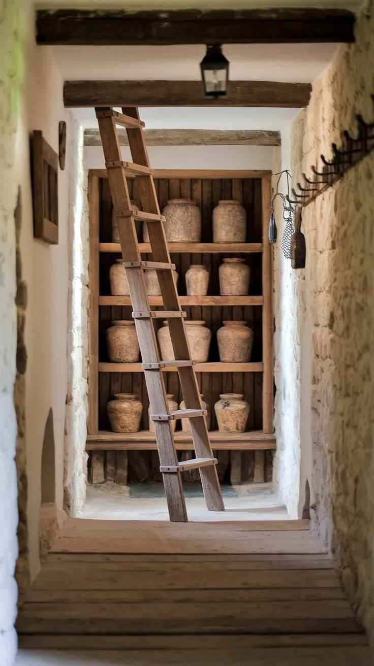 This country hallway, showcasing the best of modern French country and country cottage farmhouse design, welcomes you into a home filled with charming cottage interiors and thoughtful entryway decor.