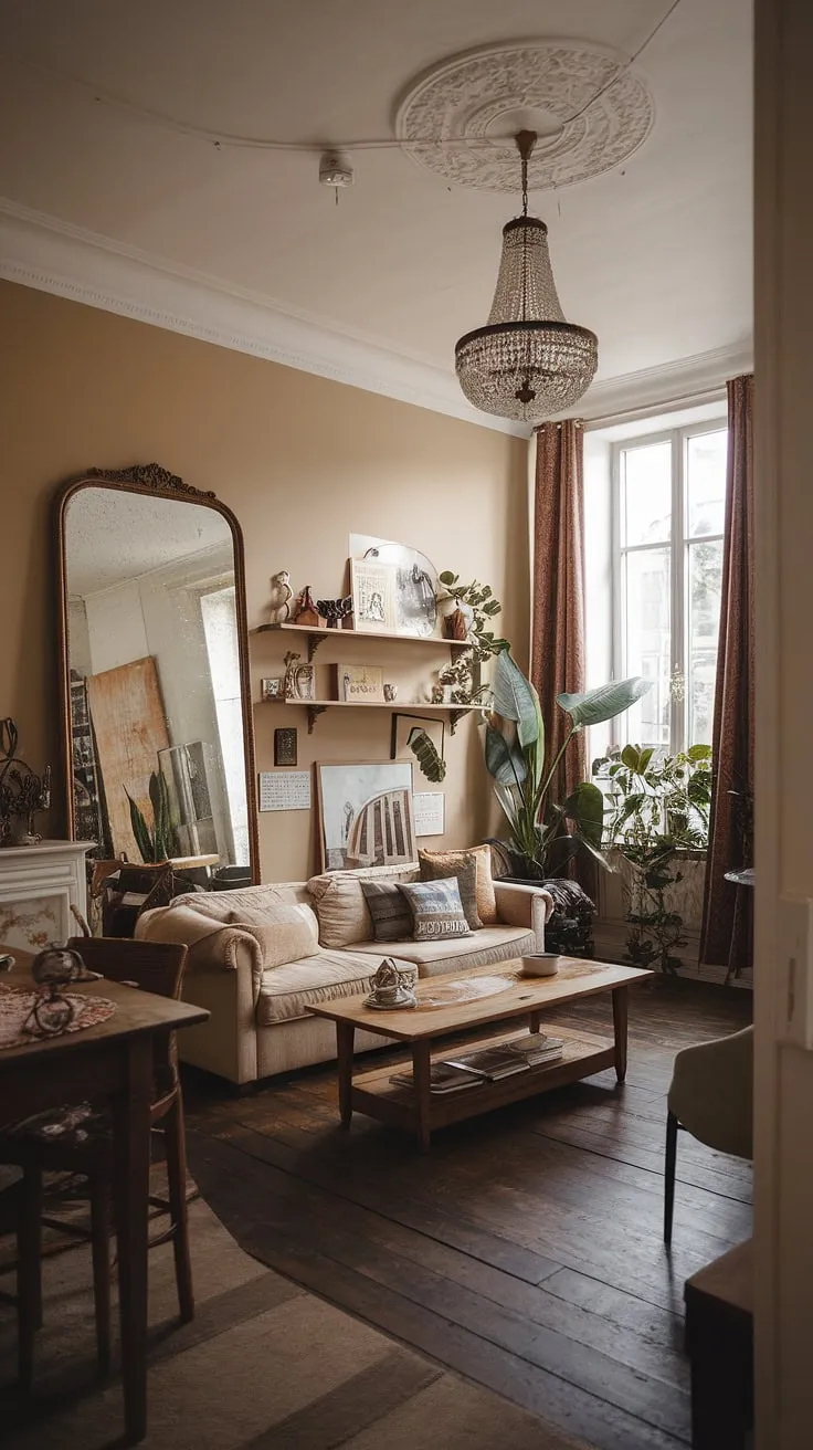 Elegant European apartment living blends historical charm with modern comfort