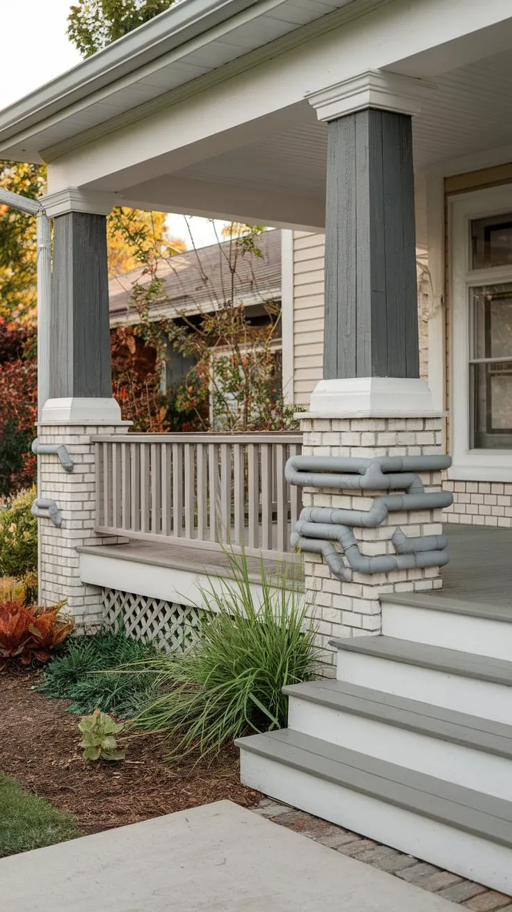Transform Your Front Porch with Stylish PVC-Wrapped Columns