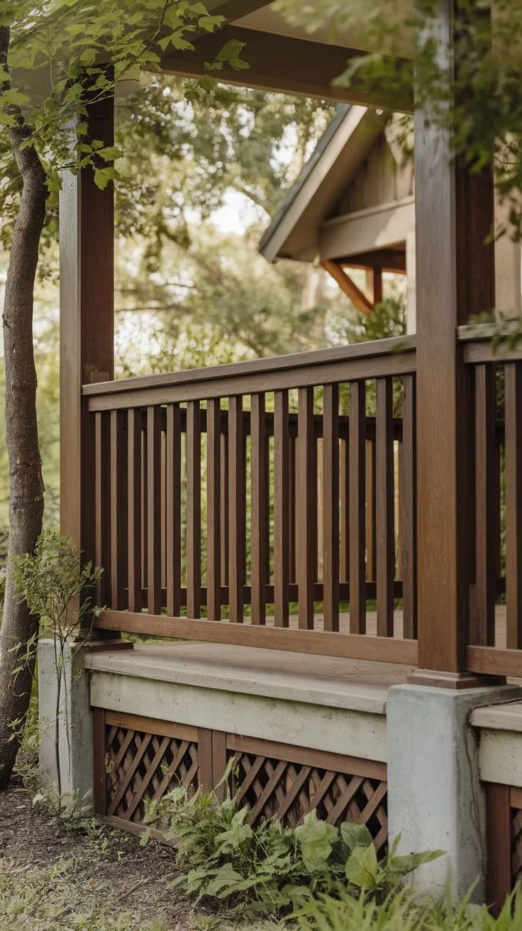 Elegant Wooden Railings That Elevate Your Front Porch Style