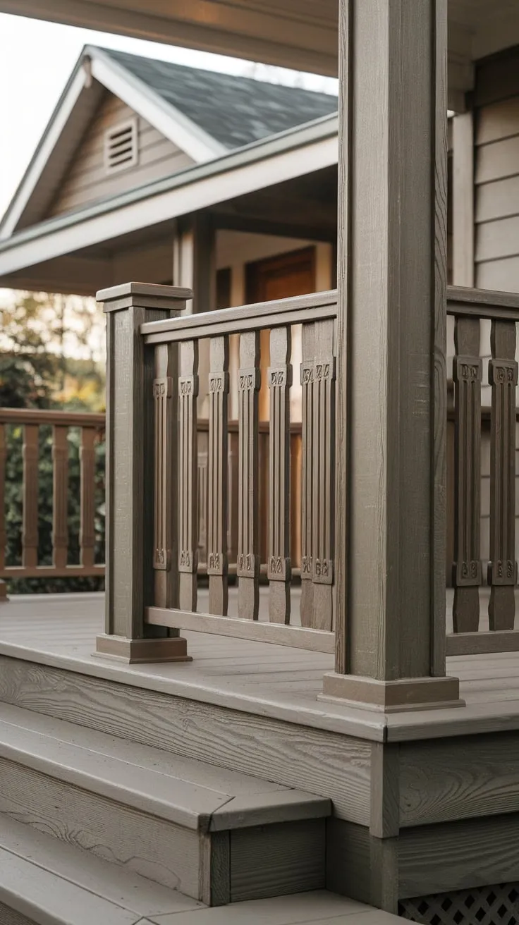 Craftsman Charm: Stunning Front Porch Railings