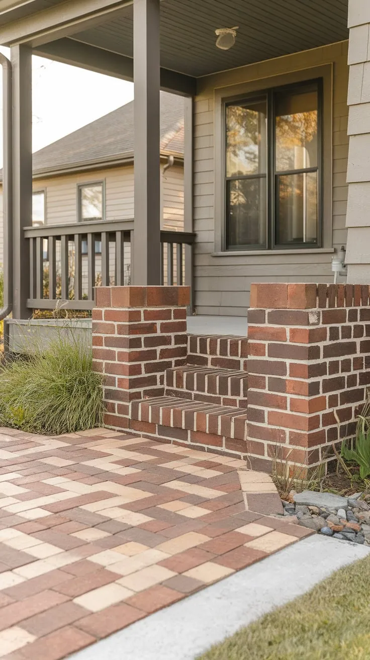 DIY Brick Paver Makeover for a Stunning Entryway