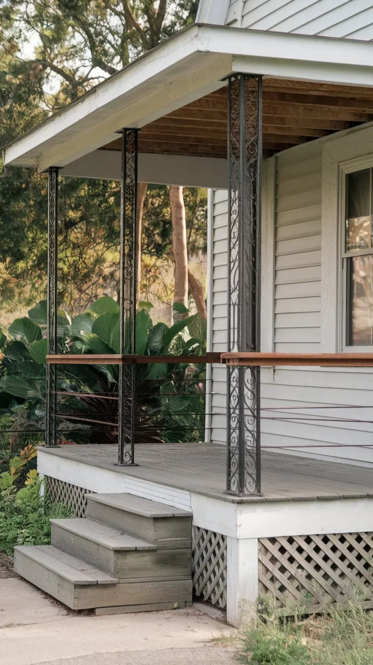 Roofless Charm of a Front Porch