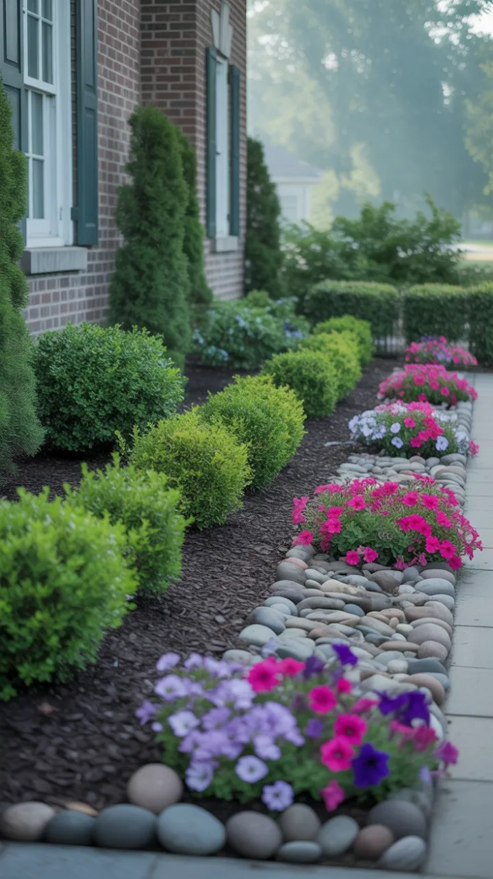 Emerald Boxwood Elegance in Soft Morning Light