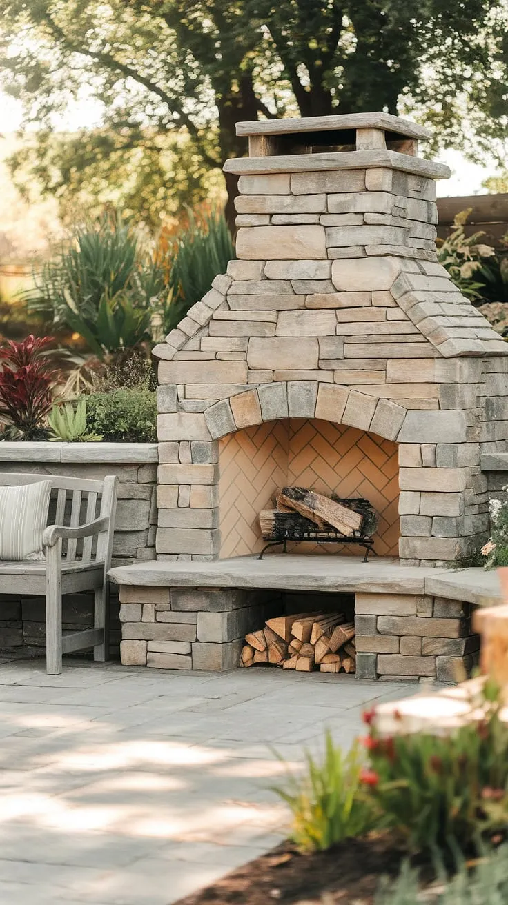 Imagine crisp autumn evenings spent beside this stunning outdoor chimenea, a beautiful addition to any outdoor living space. This small backyard fireplace, also perfect as a patio fireplace or yard fireplace, offers the perfect blend of warmth and style.  Its compact design makes it an ideal small space fireplace, while its stone construction adds a touch of rustic charm.  Enjoy the ambiance of an outdoor fire pit without the hassle, thanks to the convenient electric outdoor fireplace option.  This garden fireplace is a true centerpiece for your outdoor retreat.