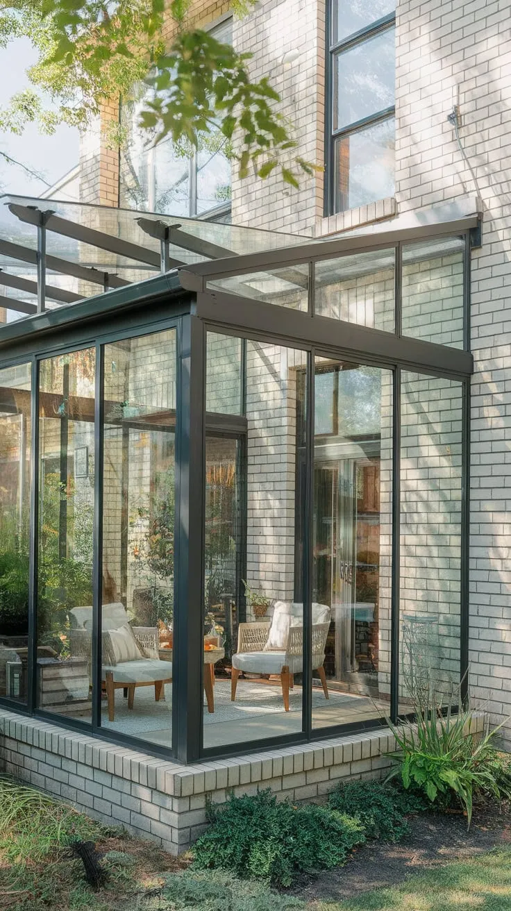 Bright and Breezy Glass-Enclosed Retreat