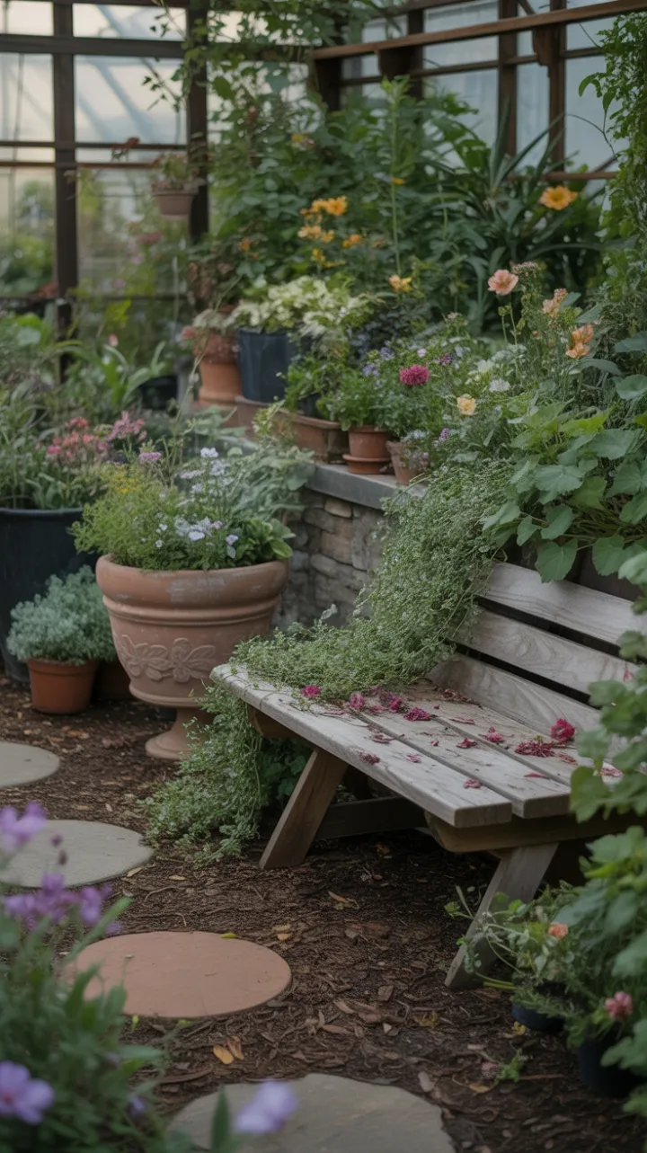 Sunlit Greenhouse Sanctuary