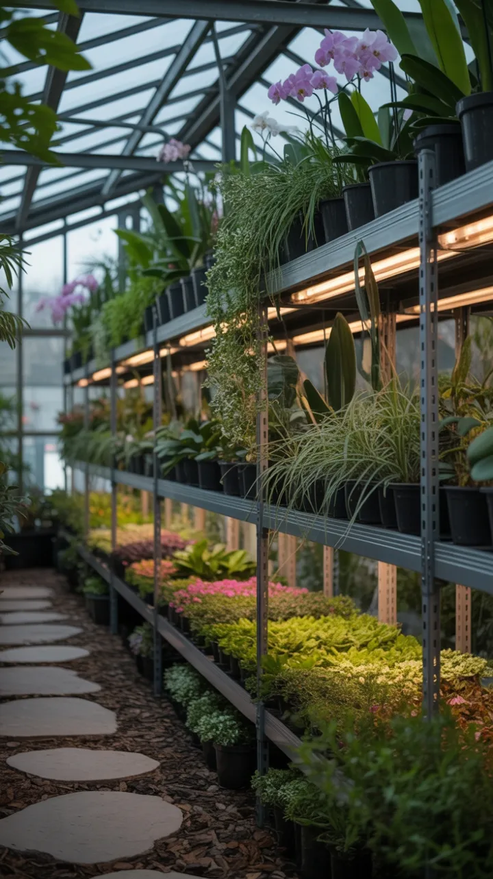 Luminous Greenhouse Sanctuary