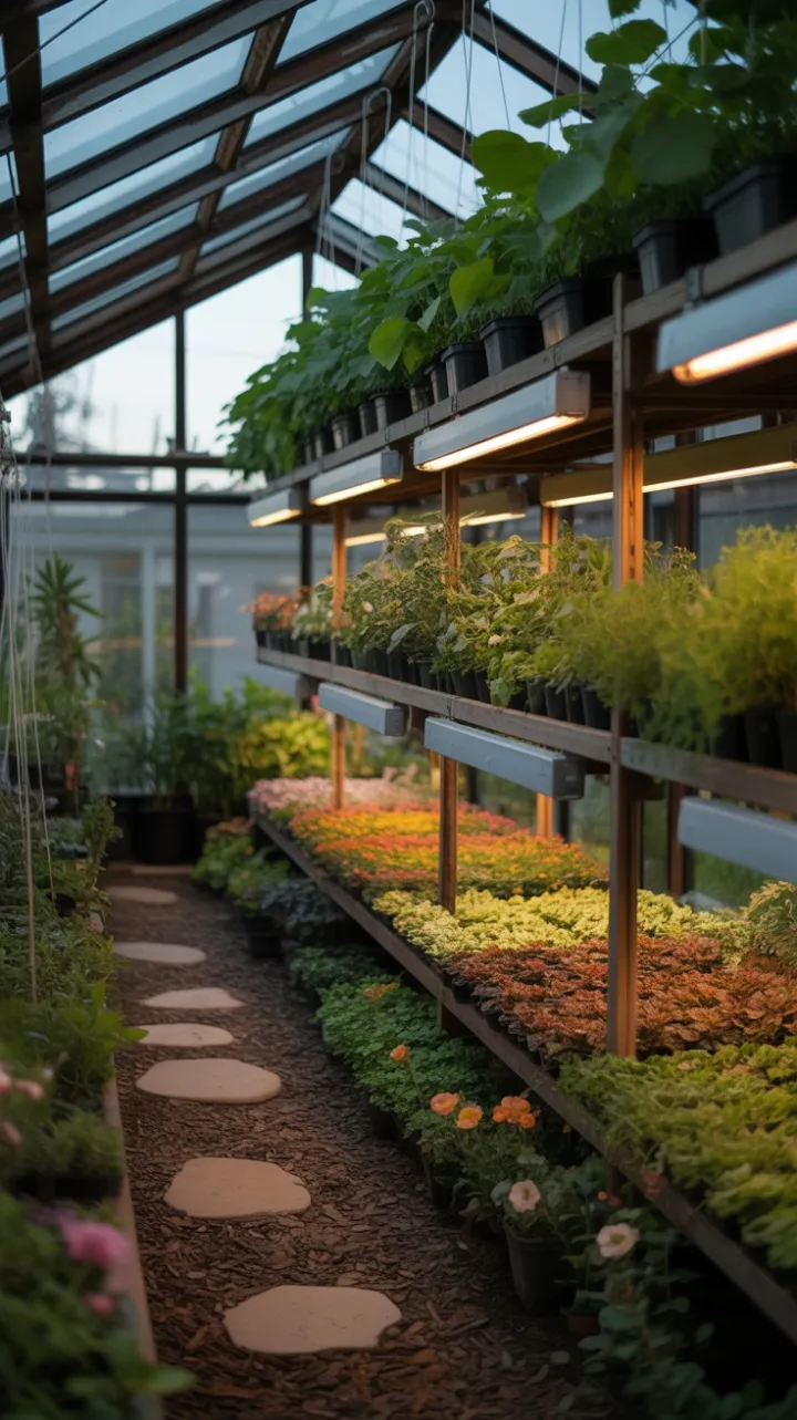 Sunlit Verdant Oasis in Bloom