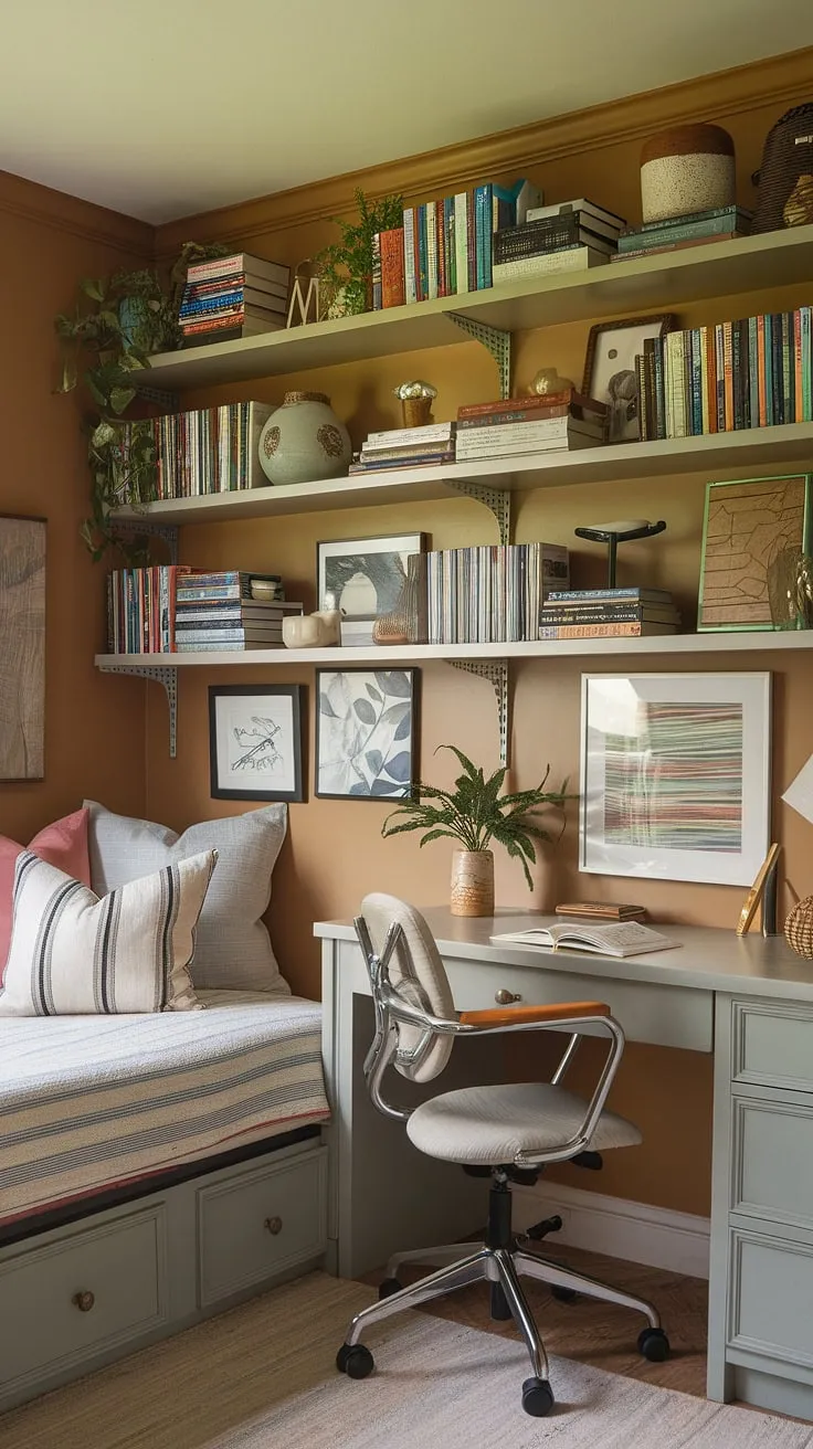 Maximize space and style in this tiny home entryway.  This hallway nook boasts clever foyer entryway storage solutions, including a foyer storage bench perfect for seating and hidden storage, a coat and shoe storage system, and thoughtful entryway decor storage. The open concept front entry flows seamlessly into the living space.