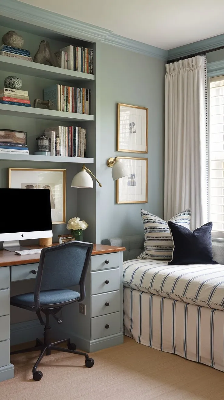 Maximize space and style in this tiny home entryway.  The hallway nook cleverly incorporates foyer entryway storage, including a foyer storage bench perfect for dropping bags, a coat and shoe storage solution, and even a dedicated entrance shoe storage area.  This split entry shoe storage setup keeps things organized while the entryway decor storage adds a touch of personality to the open concept front entry.