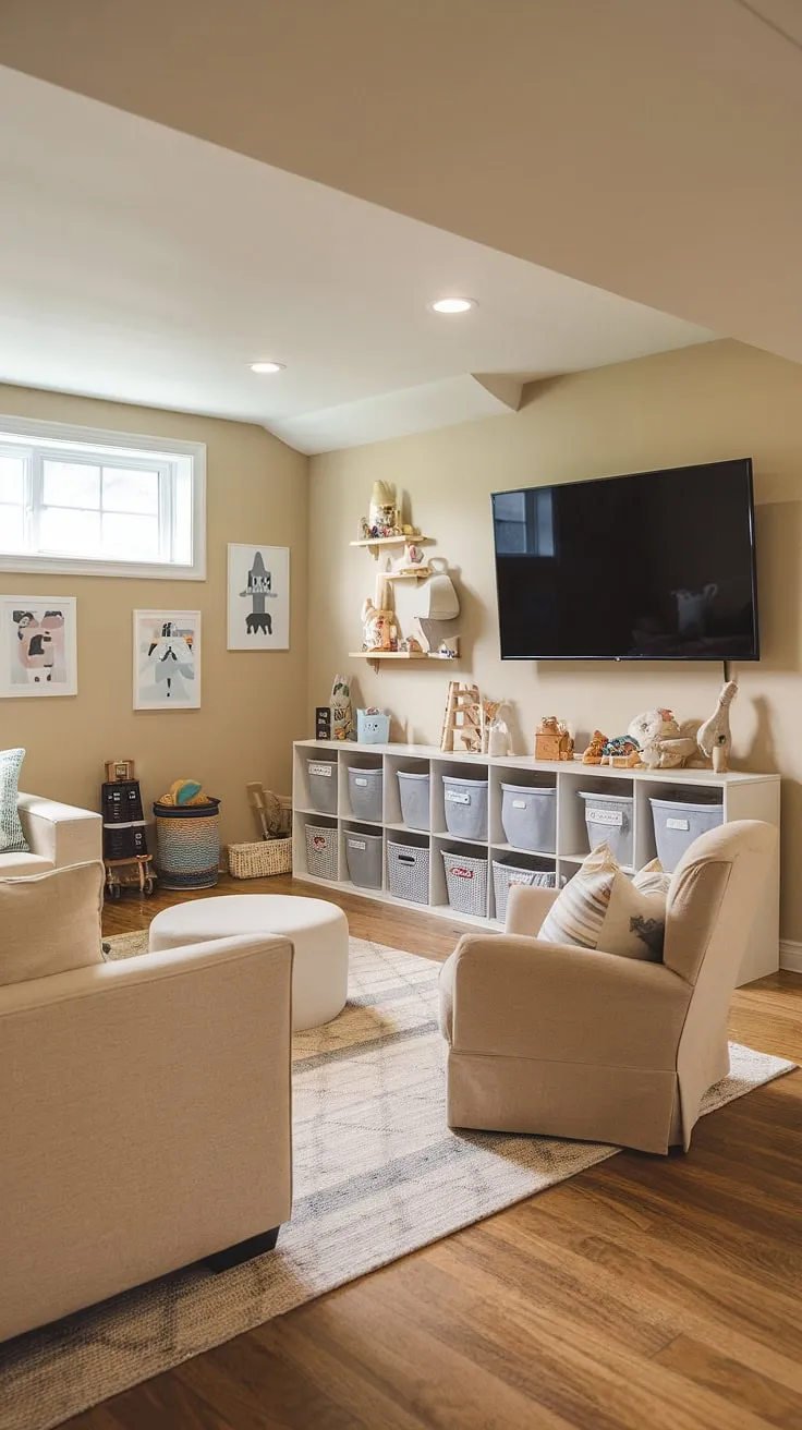 Maximize space and style with this ingenious hallway office design.  The built-in desk cleverly transforms a narrow space into a functional small home office, offering smart small office ideas for an efficient office layout. Perfect as a shared office space or even integrated into an office and living room combo.