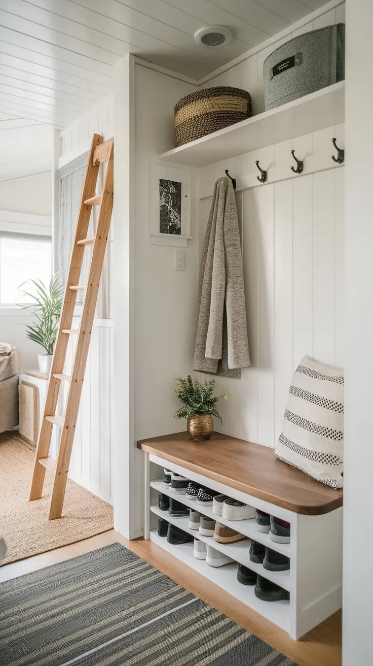 This small home library, nestled within my bedroom bookshelves, is a sanctuary of peace.  The library in closet-style book shelves offer a surprisingly spacious feel, transforming a small space into a cozy reading nook.  A perfect small study library for quiet contemplation.