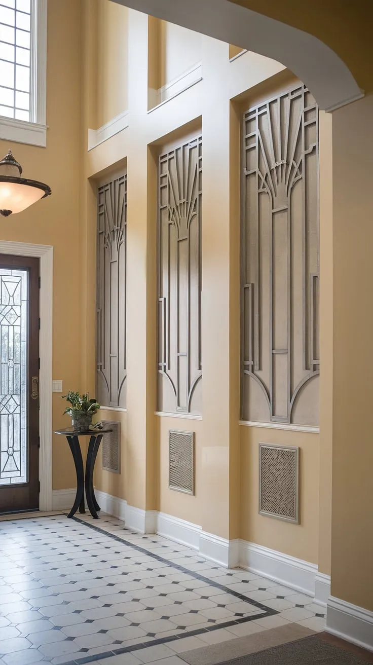 This home office guest room seamlessly blends work and relaxation.  The guest room Murphy bed, cleverly concealed during the day, transforms this office guest bedroom into a cozy guest space at night. Be our guest!