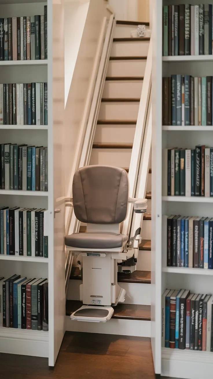 Transform a corner of your living room into a haven of productivity with this small office with window.  This compact home office showcases a dual monitor desk setup, ideal for multitasking.  The home office living room design effortlessly blends work and relaxation, proving that office ideas for small spaces can be both stylish and efficient.  The addition of a bookshelf and plant elevates the aesthetic, making it a perfect example of small space home office design.  This setup is a testament to creating office space in living room without sacrificing comfort or style, far exceeding the limitations of an office in closet.
