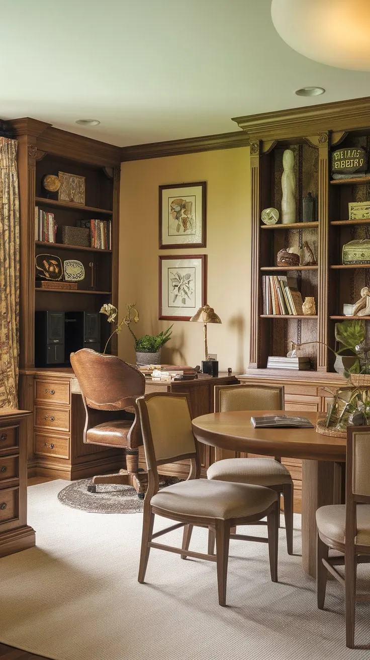 Sunlight streams into this minimalist home office, a perfect blend of functionality and serenity.  Whether you need a dedicated workspace, a guest room office, or a living room office combo, this design offers inspiration for small home offices and modern home offices alike.  The versatility extends to a bedroom office combo or even a guest bedroom home office, proving that a productive space can also be a beautiful one.