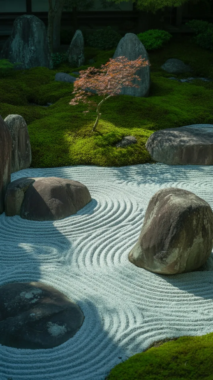 Silent Currents in a Zen Garden
