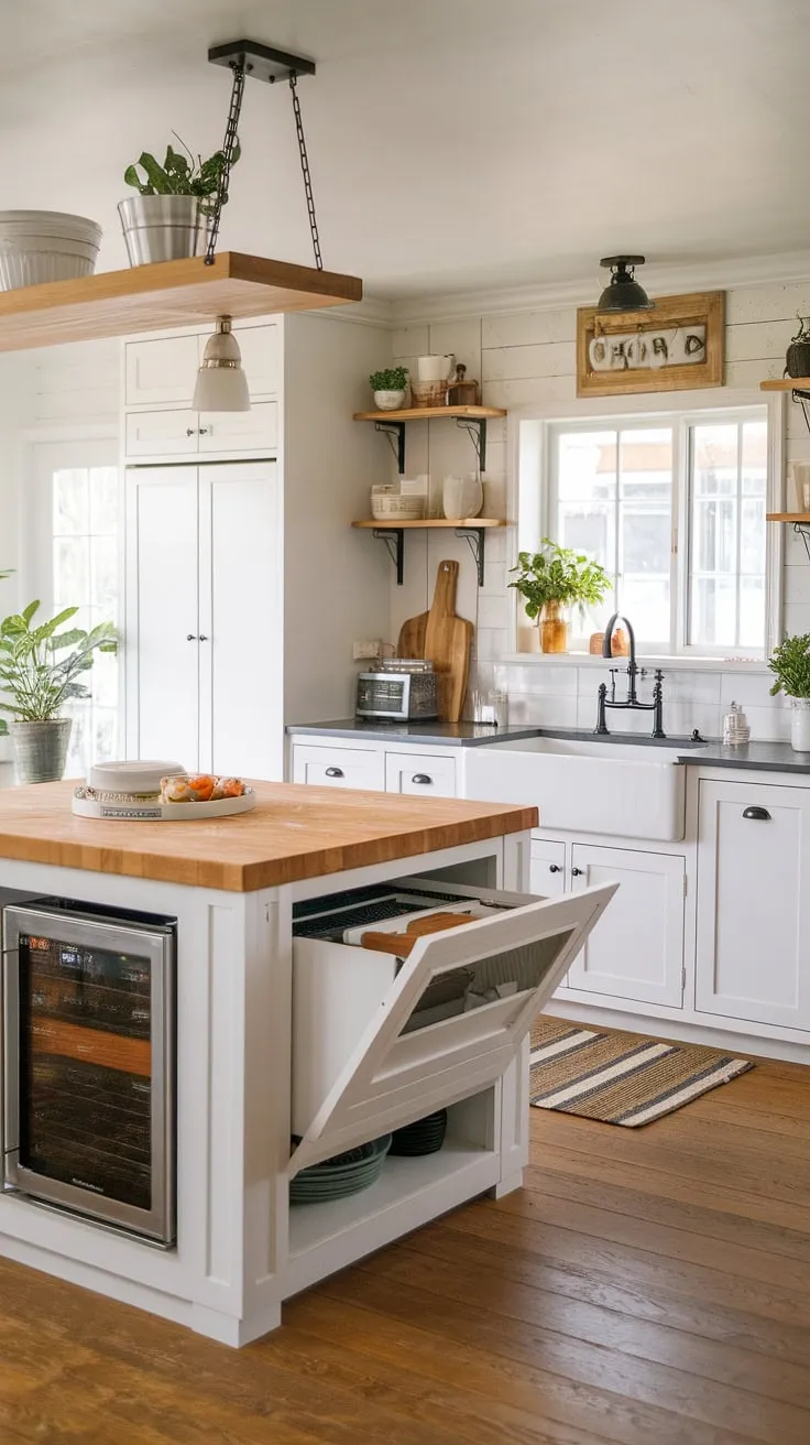 This small mudroom remodel maximizes space and style.  The clever design seamlessly blends laundry functionality with a dedicated utility boot room, offering practical entryway storage and a welcoming feel.  Perfect small mudroom ideas for maximizing a compact space.