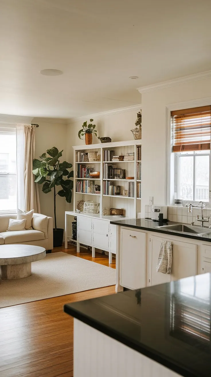 This laundry room office combo is the ultimate space-saving solution!  Organized life is easier in this functional home laundry room, proving that even a house laundry room can be a dream laundry room.  Clever laundry room layouts like this maximize efficiency.  Who needs a mudroom laundry room when you have this?
