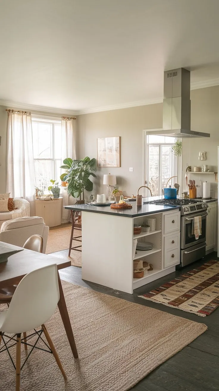 Sunlight streams into this dream laundry room, transforming a functional space into a productive laundry office combo.  The organized shelves and charming desk area make managing household chores a breeze, showcasing clever laundry room layouts that truly organize life. This home laundry room is the epitome of efficient design, blurring the lines between a practical house laundry room and a stylish workspace.