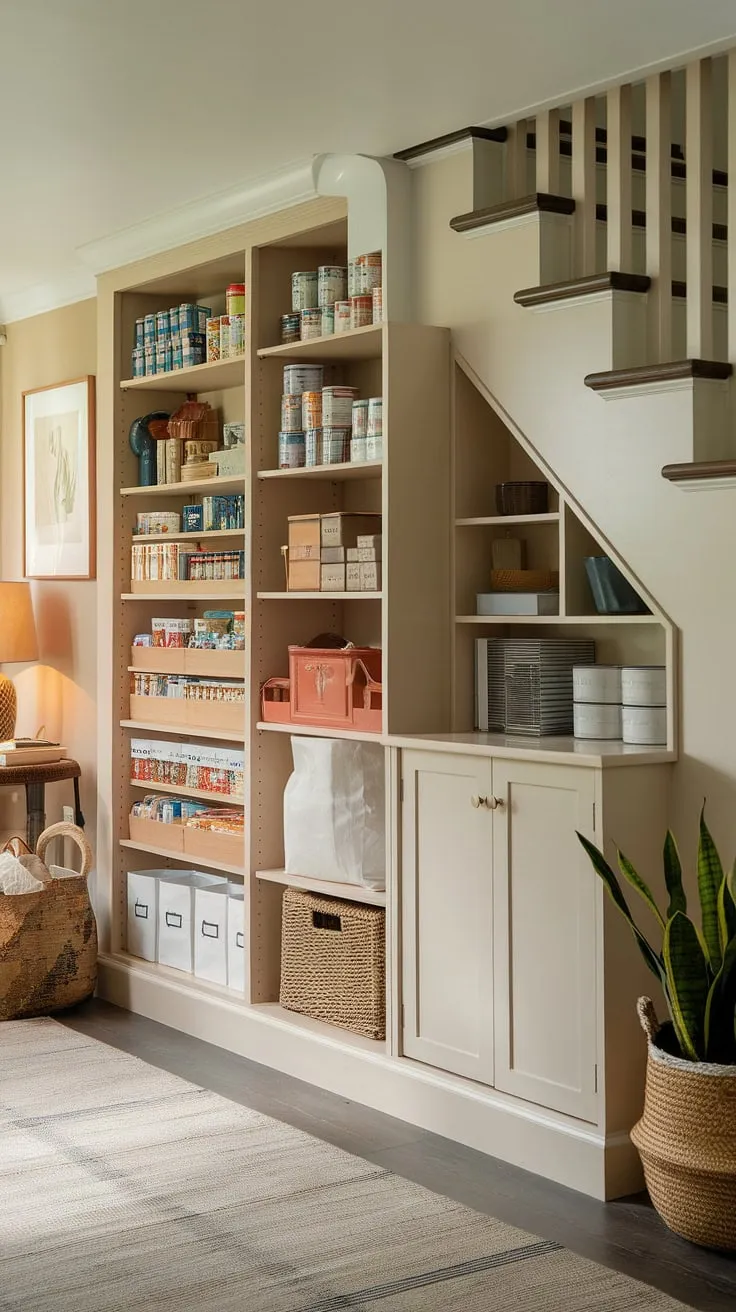 This calm library aesthetic is the epitome of cozy.  The rustic library room, with its reading nook by the fireplace and shelves overflowing with books, is the perfect spot to lose yourself in a good read.  Find inspiration for your own home library ideas in this light and airy library, a dream book room filled with warmth and the gentle presence of plants.  Houses with libraries this charming are a true testament to the power of a well-loved space.