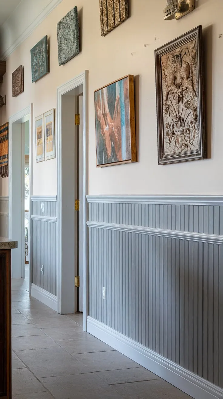 Transform your kitchen with the timeless elegance of wainscoting.  This project showcases the beauty of wainscoting around doorways, offering a cohesive and sophisticated design.  Explore our tutorials on how to install wainscoting, including DIY wainscoting techniques, perfect for your entryway or hallway.  We'll also guide you on achieving the perfect wainscoting spacing and how to hang art over wainscoting to complete the look.