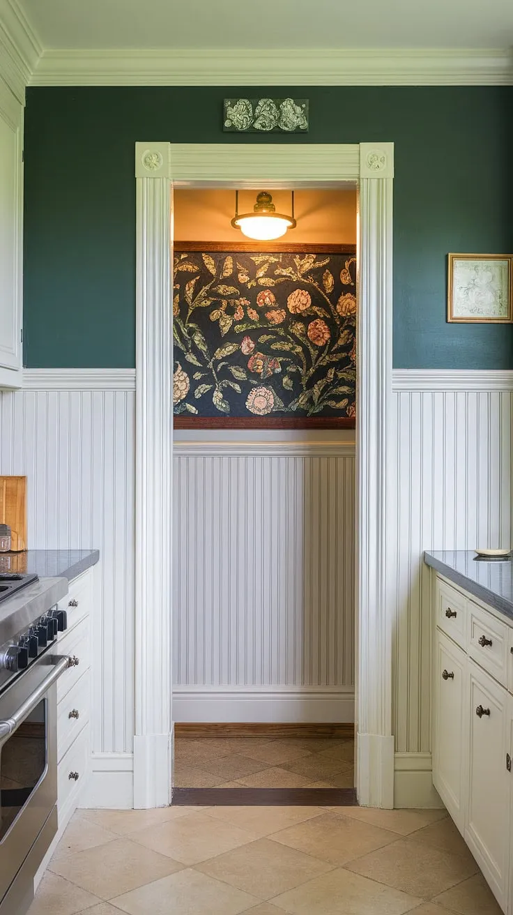 Imagine curling up in this cozy reading corner of a green and gold library, surrounded by the comforting glow of soft lighting and the weight of countless stories. This home library design, a perfect blend of cozy library decor and book-themed decor, offers a Tolkien-inspired escape.  The library sitting room, with its thoughtful reading nook ideas, transforms a small home library into a grand and inviting family reading room.
