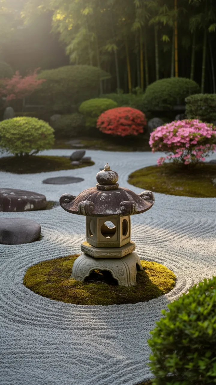 Afternoon Stillness in a Zen Garden
