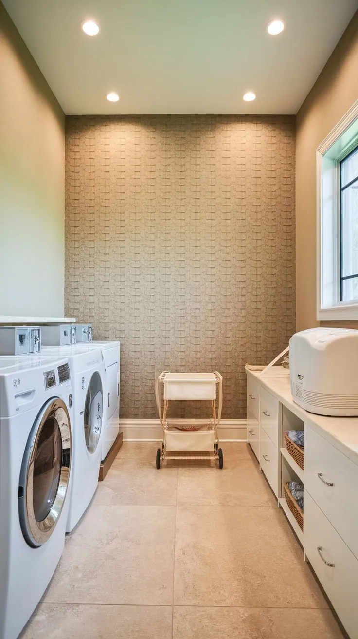 The Chic Canvas of Laundry in Beige