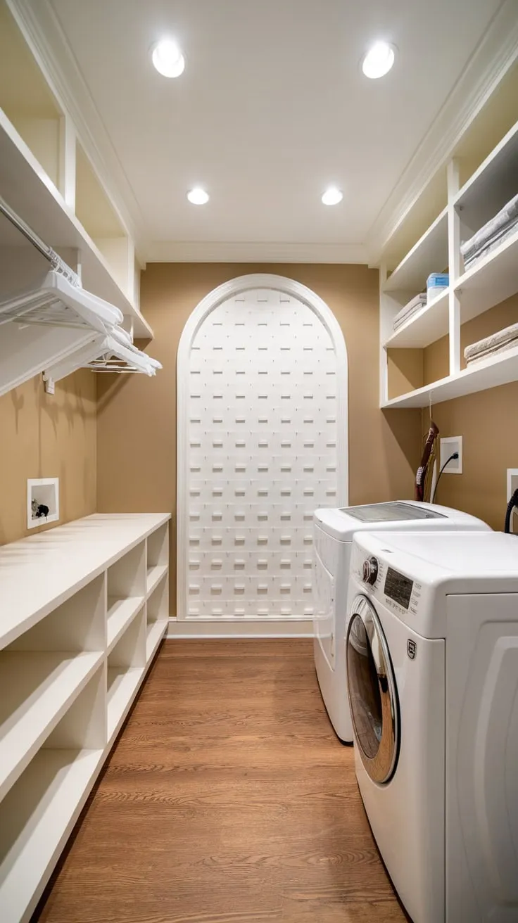 Transforming the Mundane: A Splash of Color in the Laundry Room