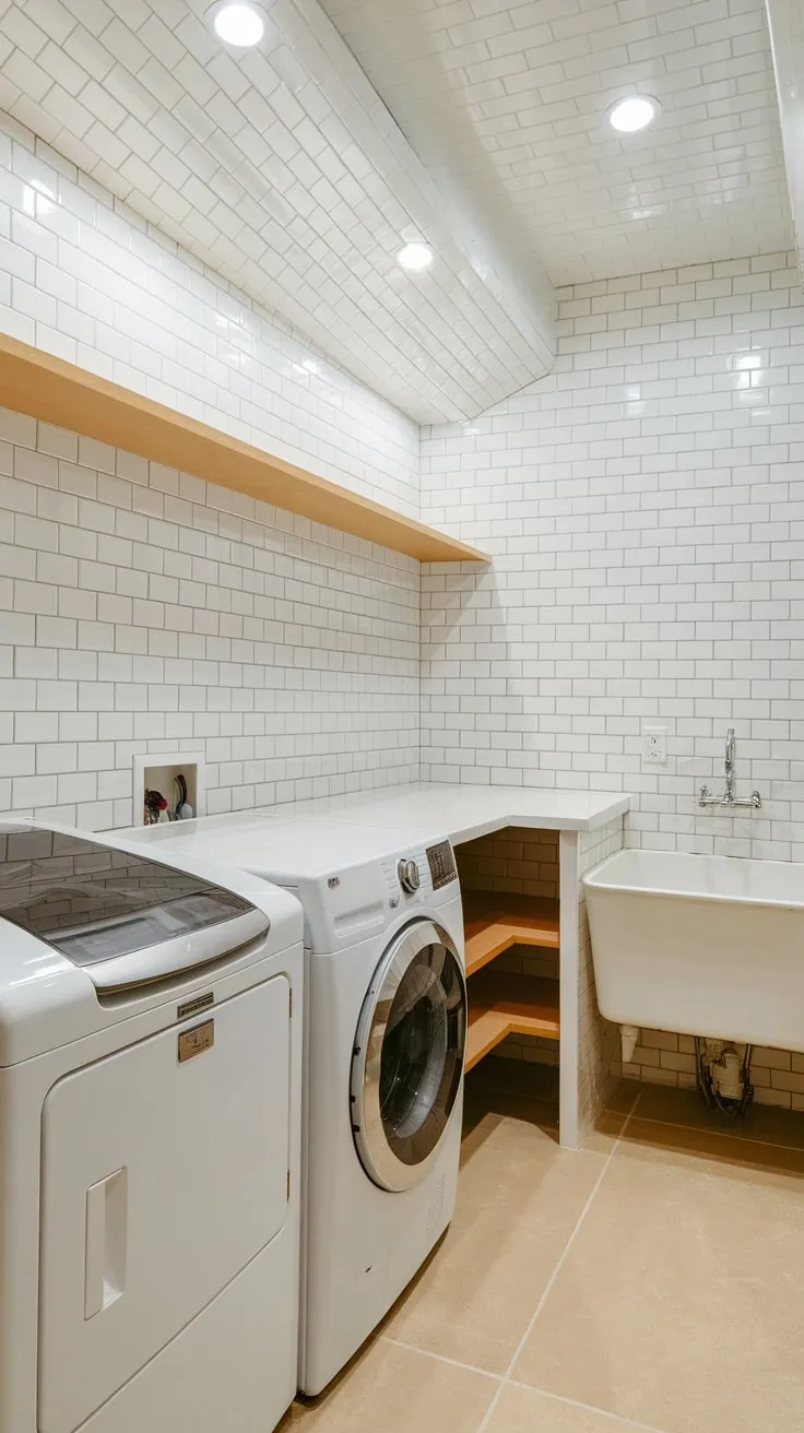 Luxe Laundry: Transform Your Space with a Stunning Backsplash