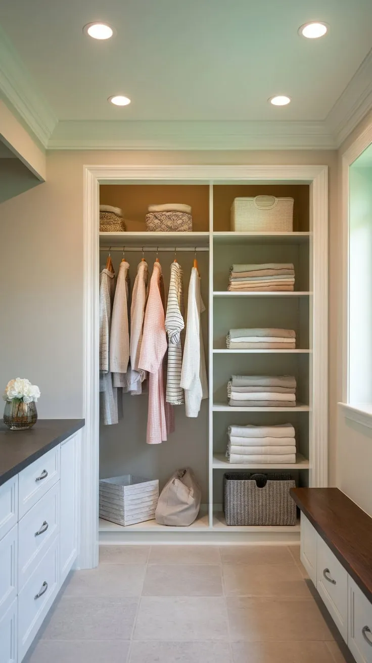 Laundry Room Bliss: A Calm Haven for Daily Chores